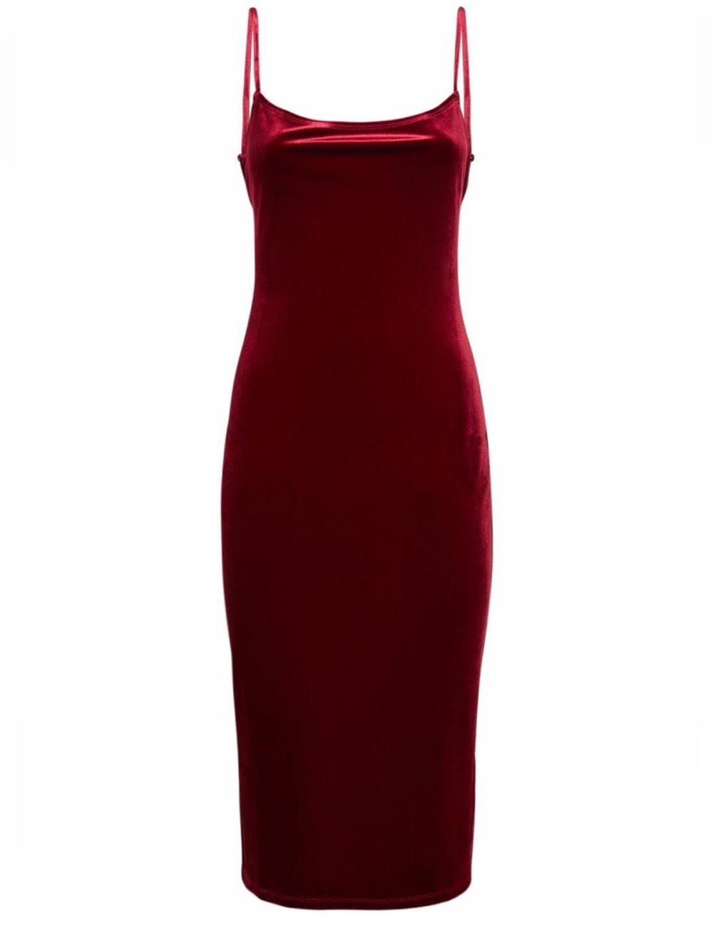 Reformaron Merel Velvet Red Dress